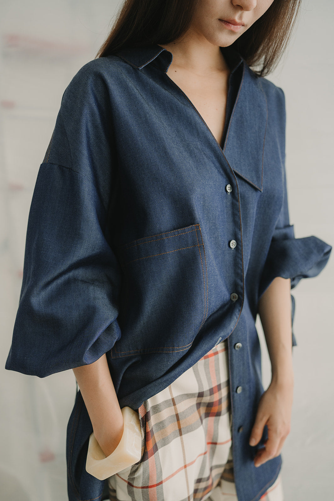 SHIRT-DRESS RAW