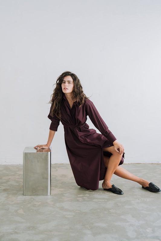 LONG SHIRT DRESS AW26 - pre order