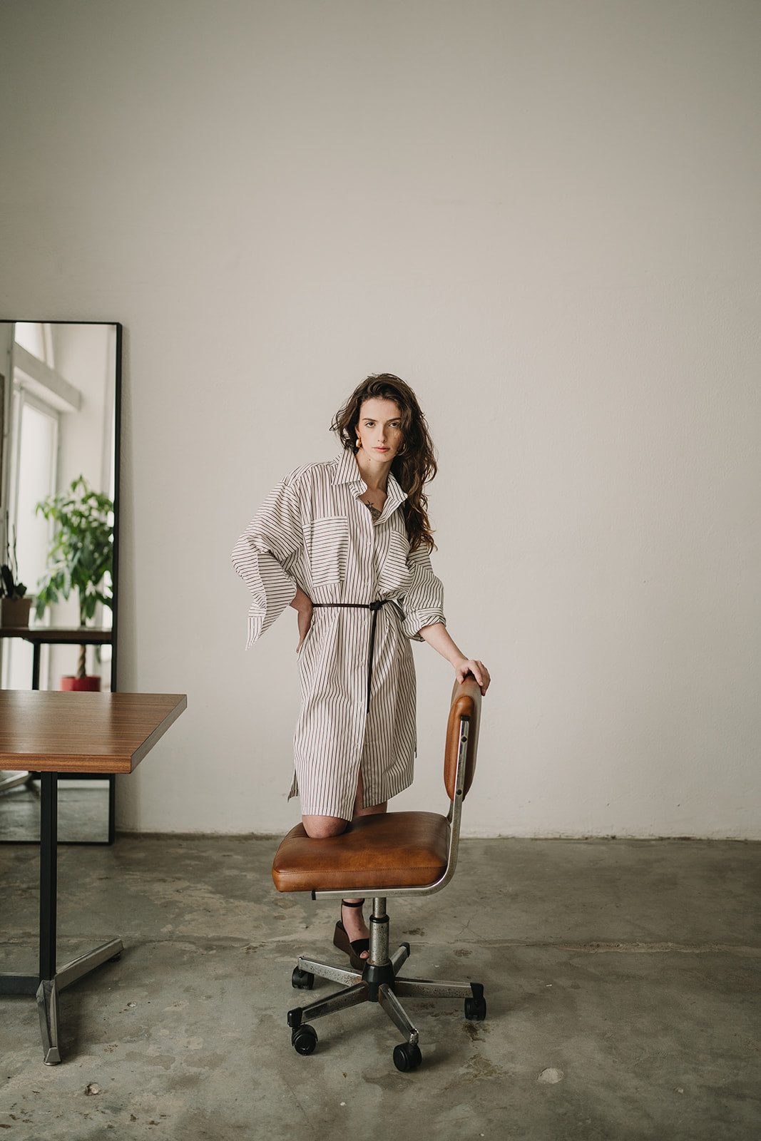 SHIRT DRESS