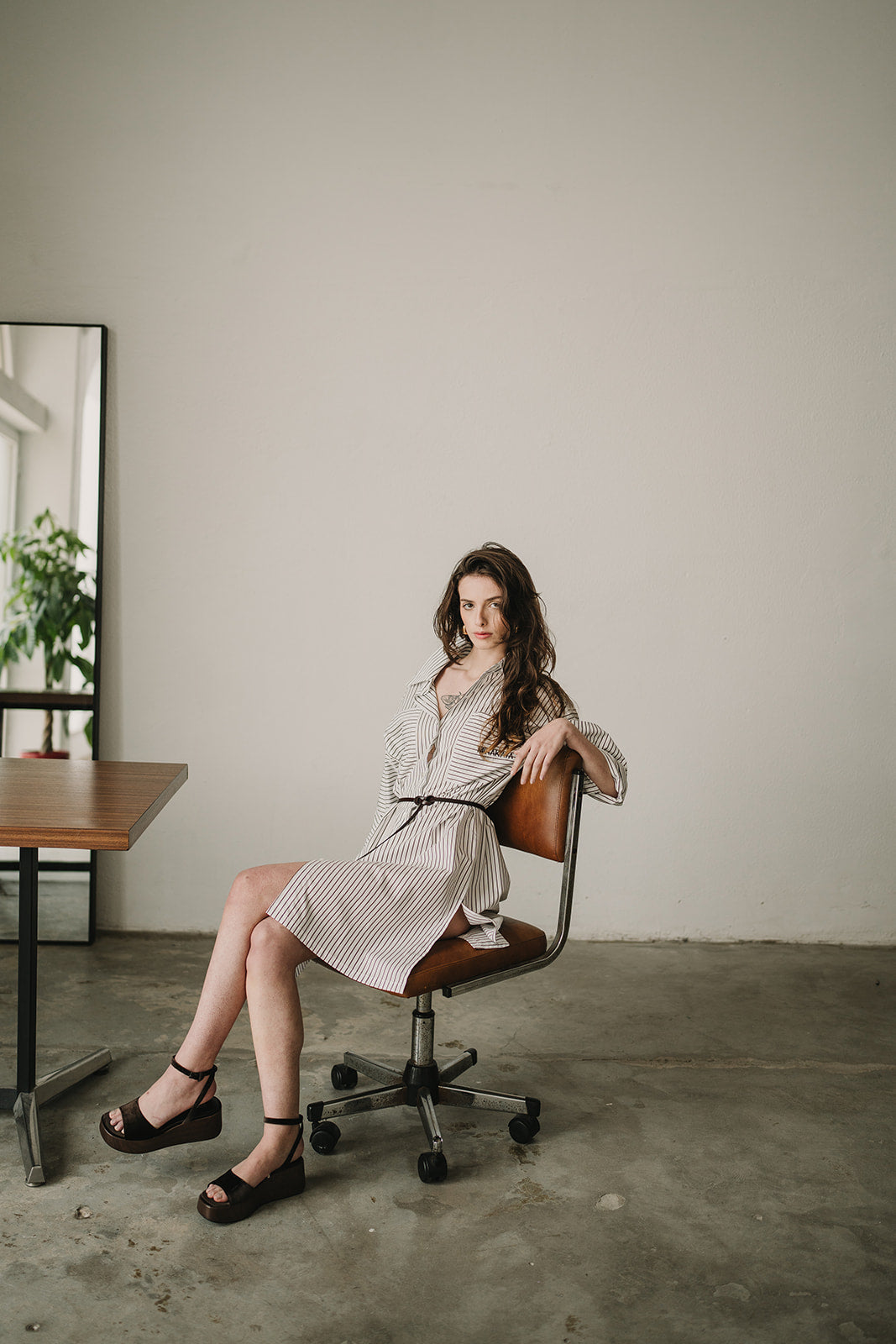 SHIRT DRESS