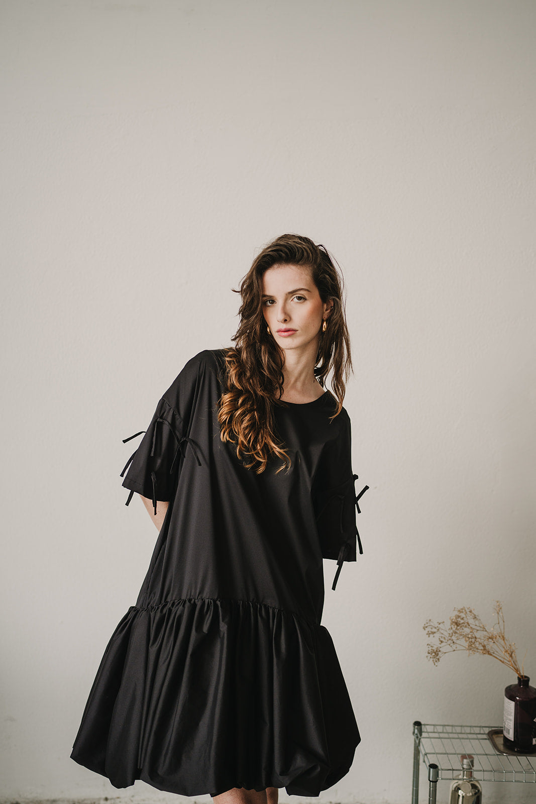 BALLOON MAXI DRESS