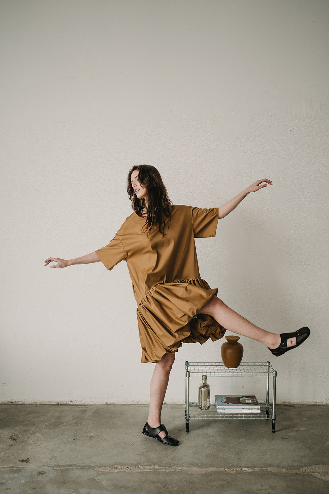 BALLOON MAXI DRESS