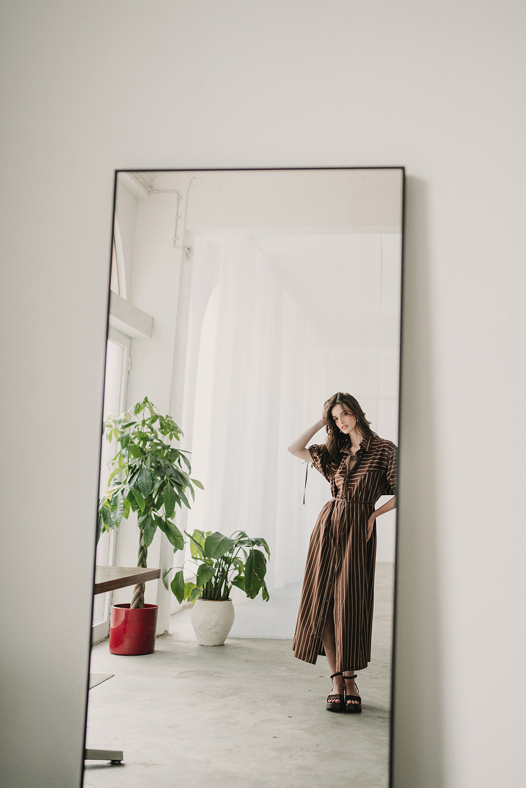 LONG SHIRT DRESS