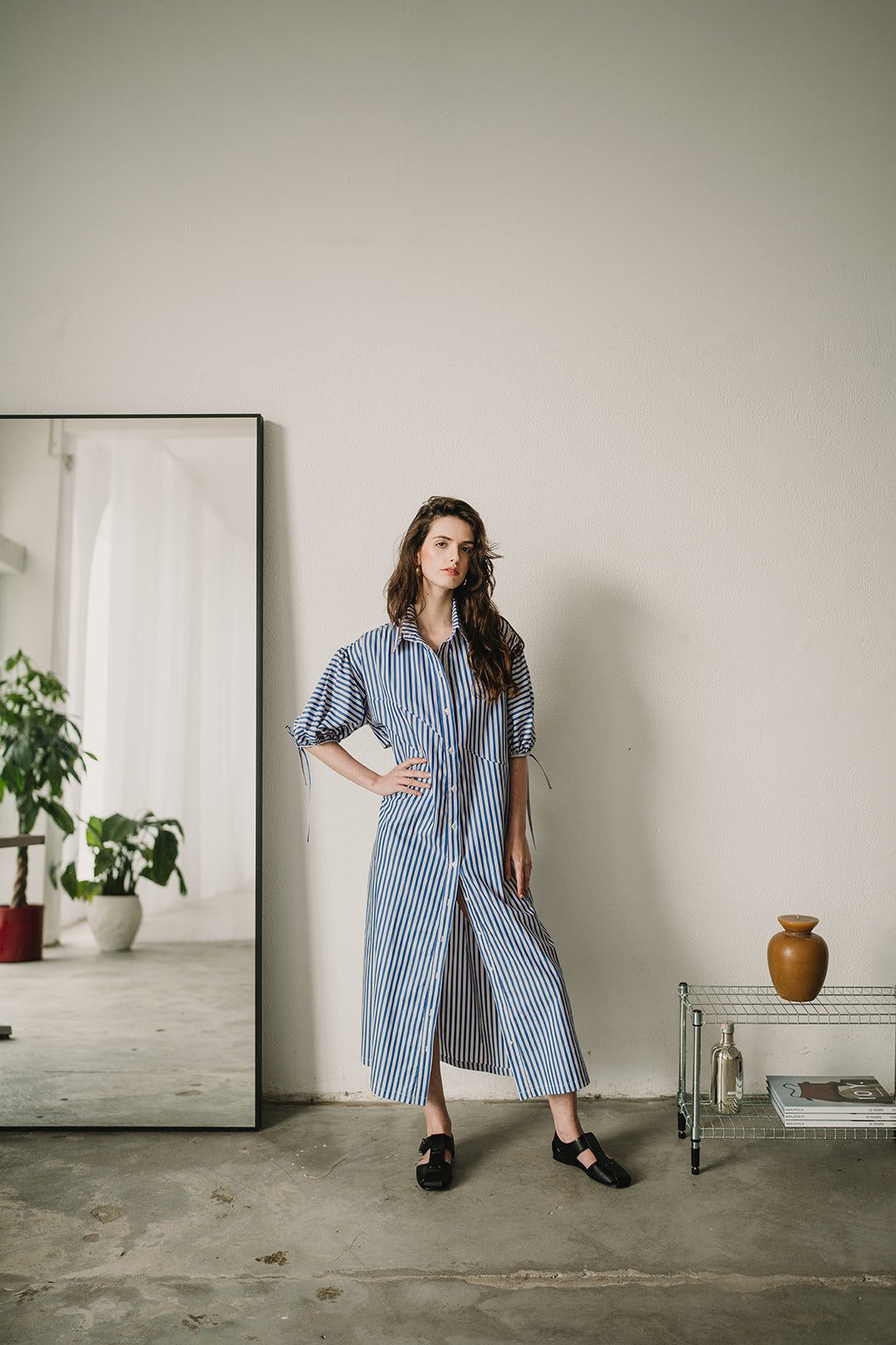 LONG SHIRT DRESS