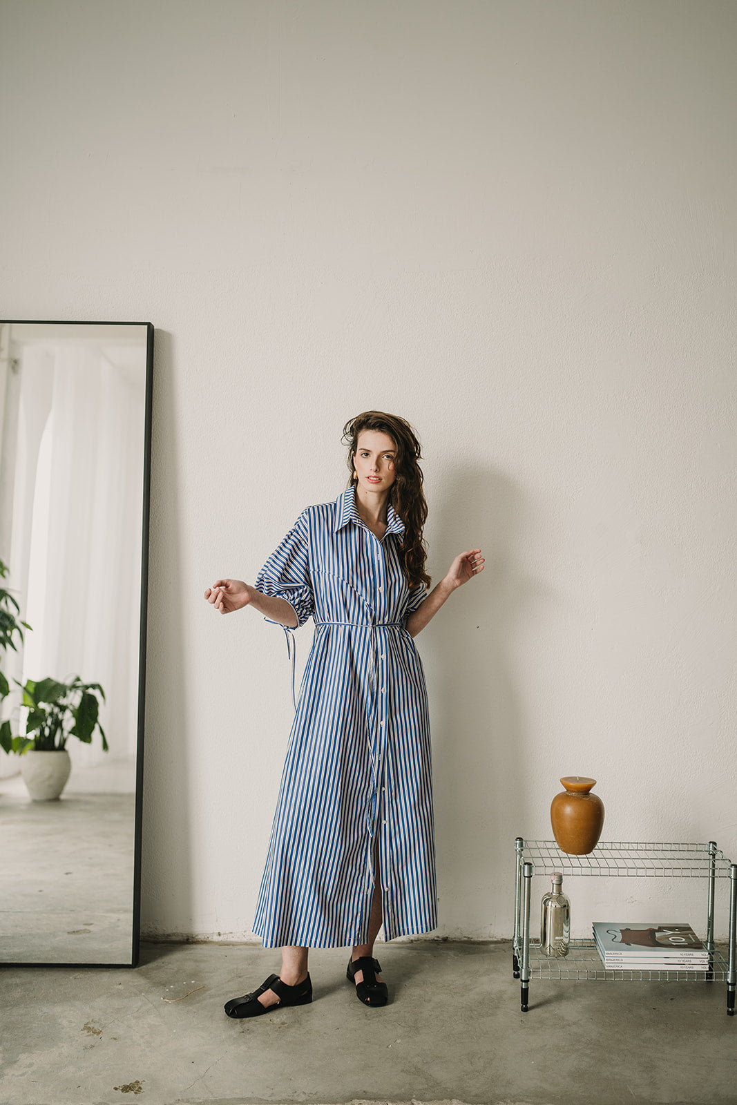 LONG SHIRT DRESS