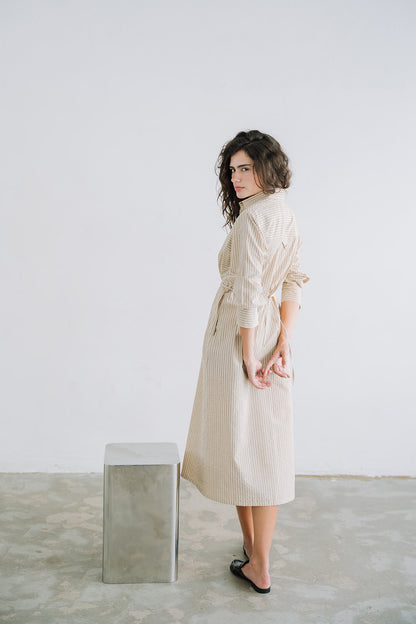 LONG SHIRT DRESS RISCAS - pre-order