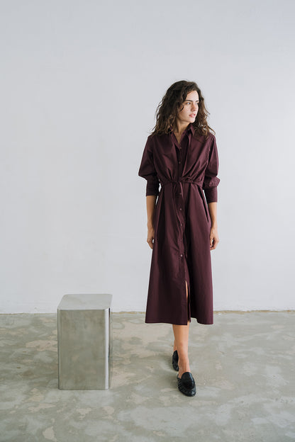 LONG SHIRT DRESS AW26 - pre order