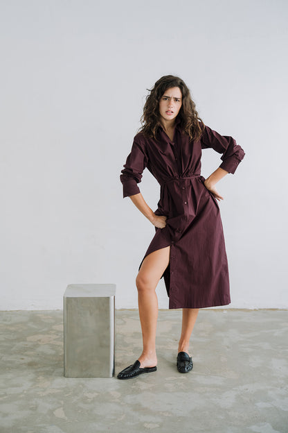 LONG SHIRT DRESS AW26 - pre order