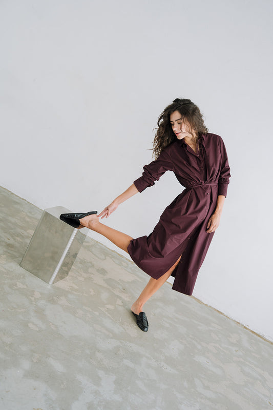 LONG SHIRT DRESS AW26 - pre order