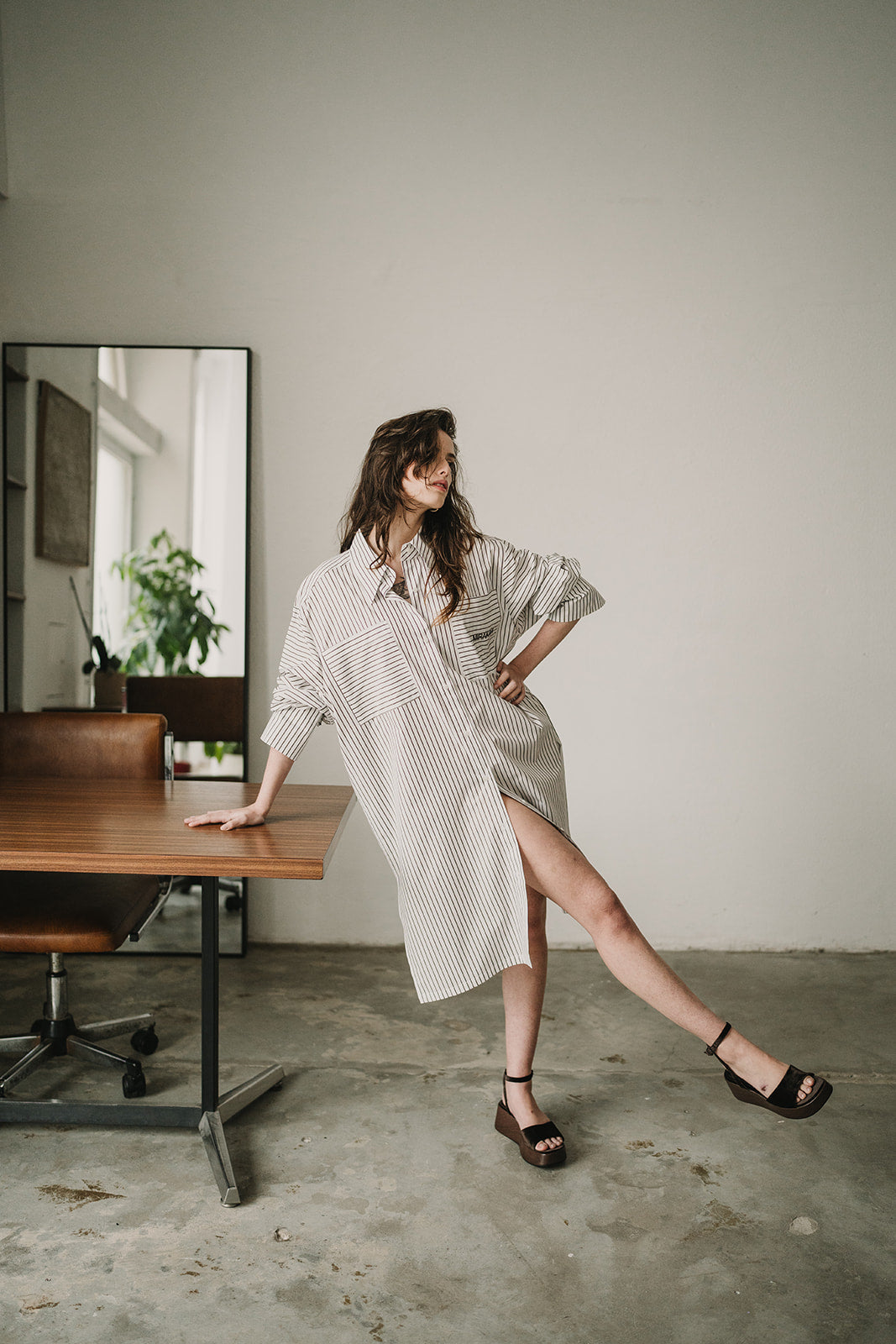 SHIRT DRESS