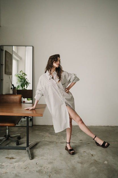 SHIRT DRESS