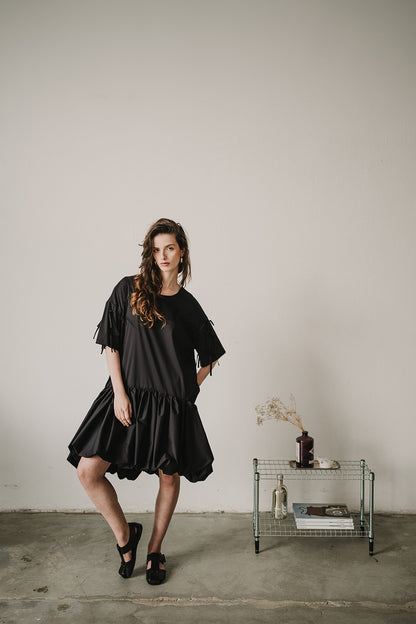 BALLOON MAXI DRESS