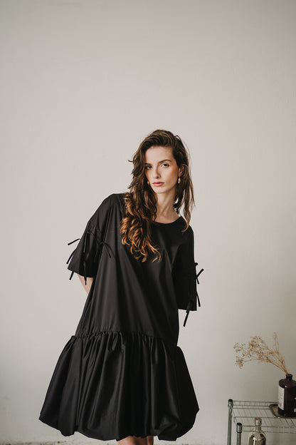 BALLOON MAXI DRESS