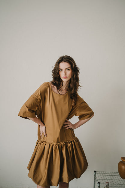 BALLOON MAXI DRESS