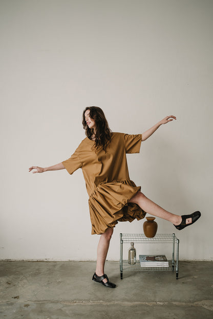 BALLOON MAXI DRESS