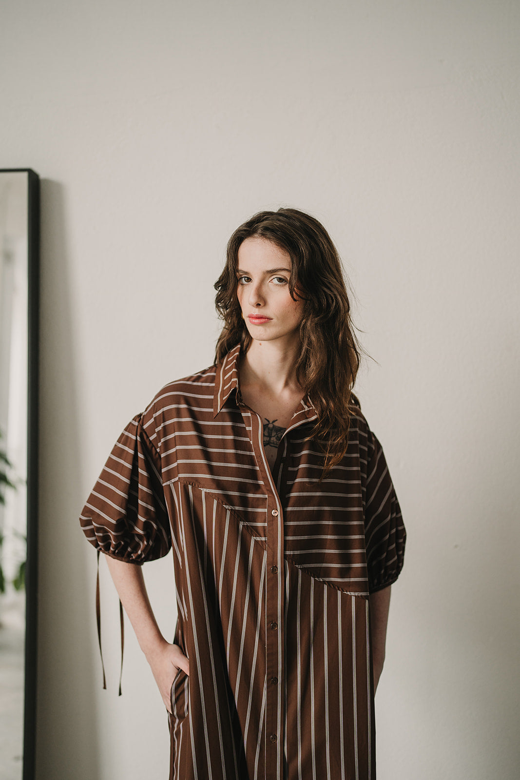 LONG SHIRT DRESS