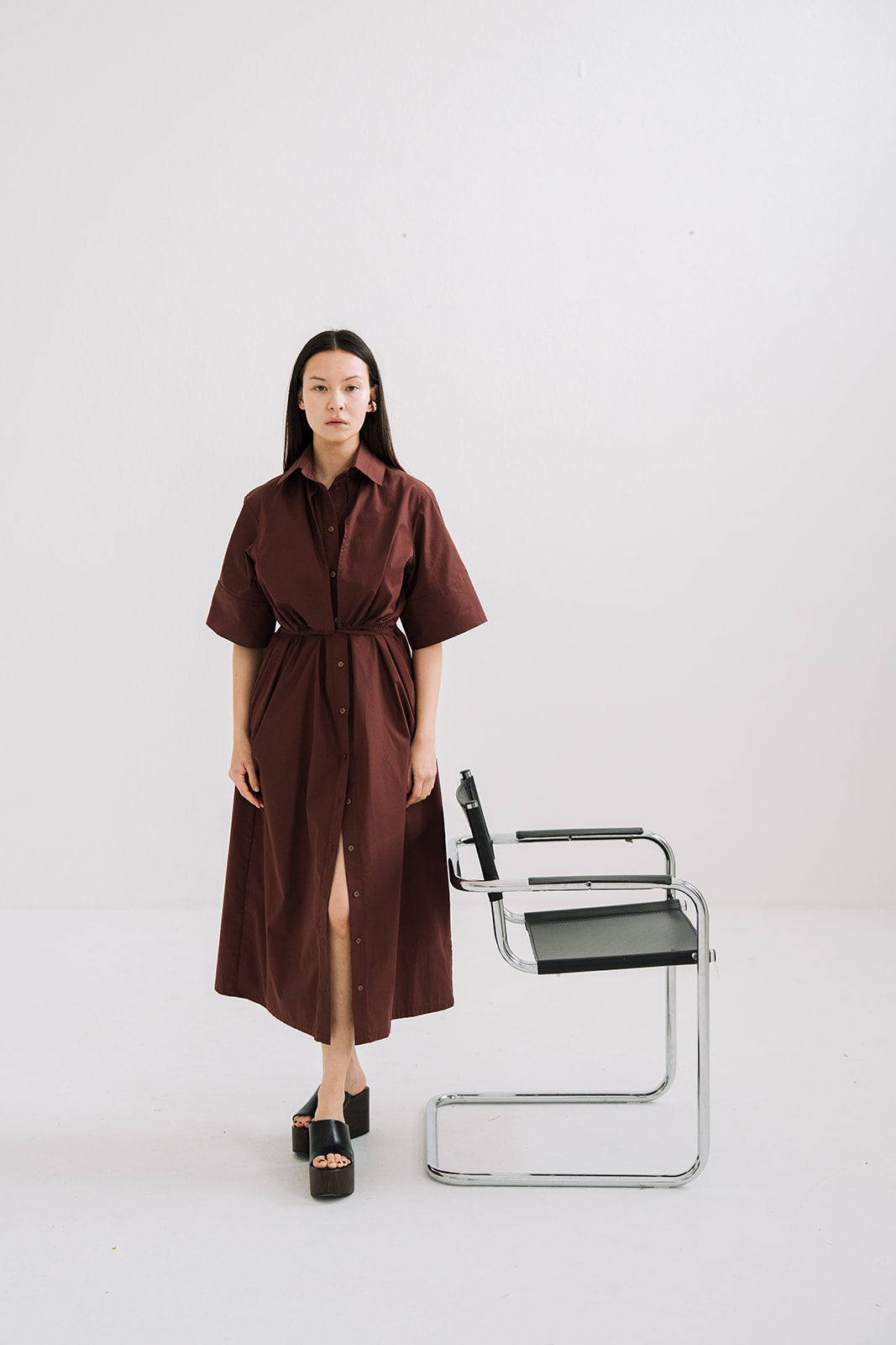 LONG SHIRT DRESS