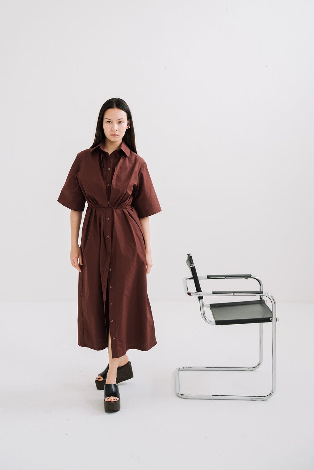 LONG SHIRT DRESS