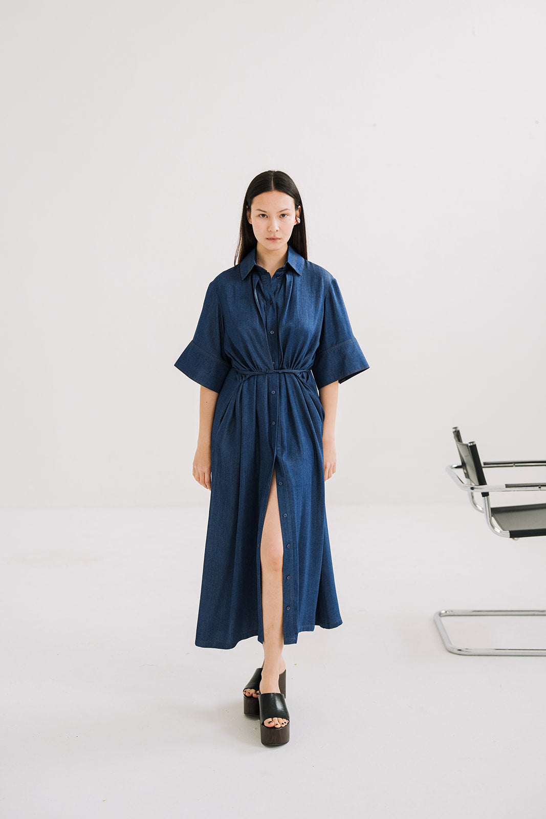 LONG SHIRT DRESS